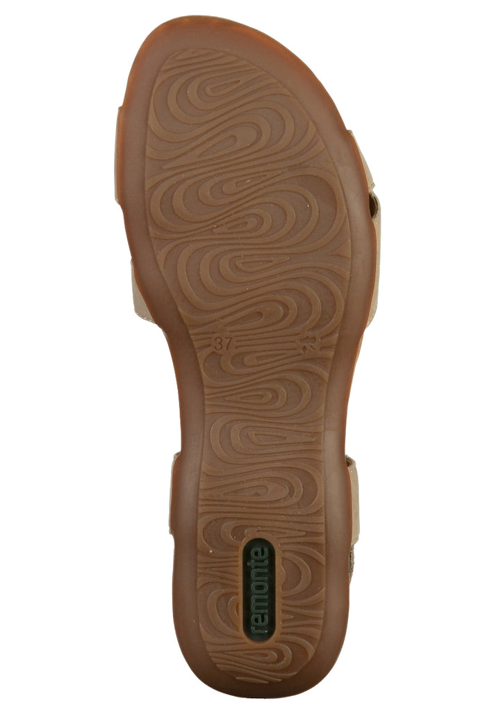 Remonte Sandalen Leder Grau - surf4shoes