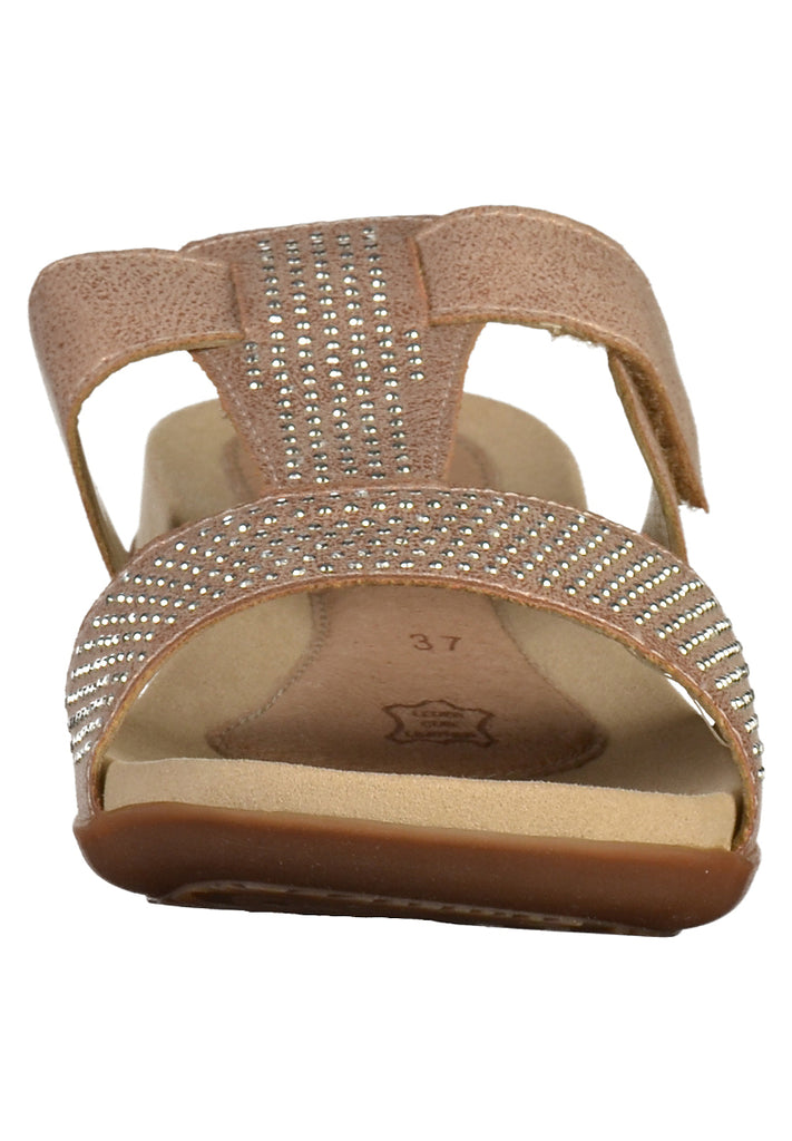 Remonte Pantoletten Leder Rosa - surf4shoes