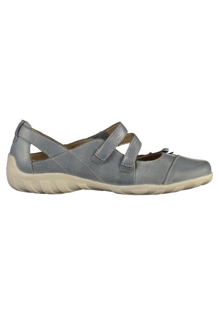 Remonte Ballerinas Glattleder Blau - surf4shoes