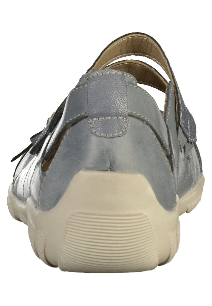 Remonte Ballerinas Glattleder Blau - surf4shoes