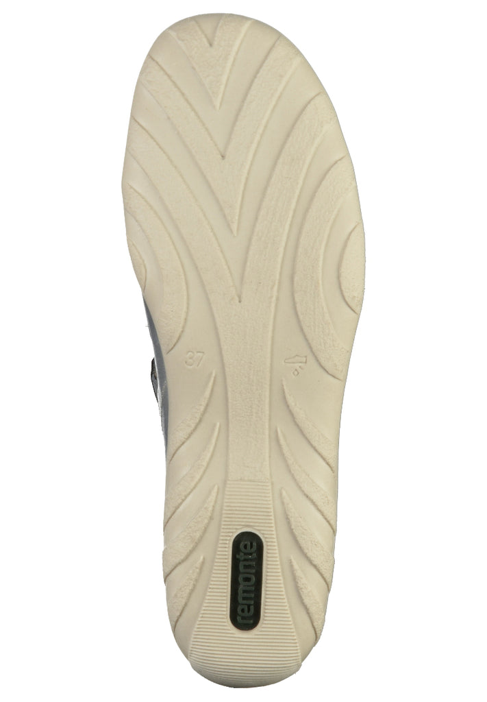 Remonte Ballerinas Glattleder Blau - surf4shoes