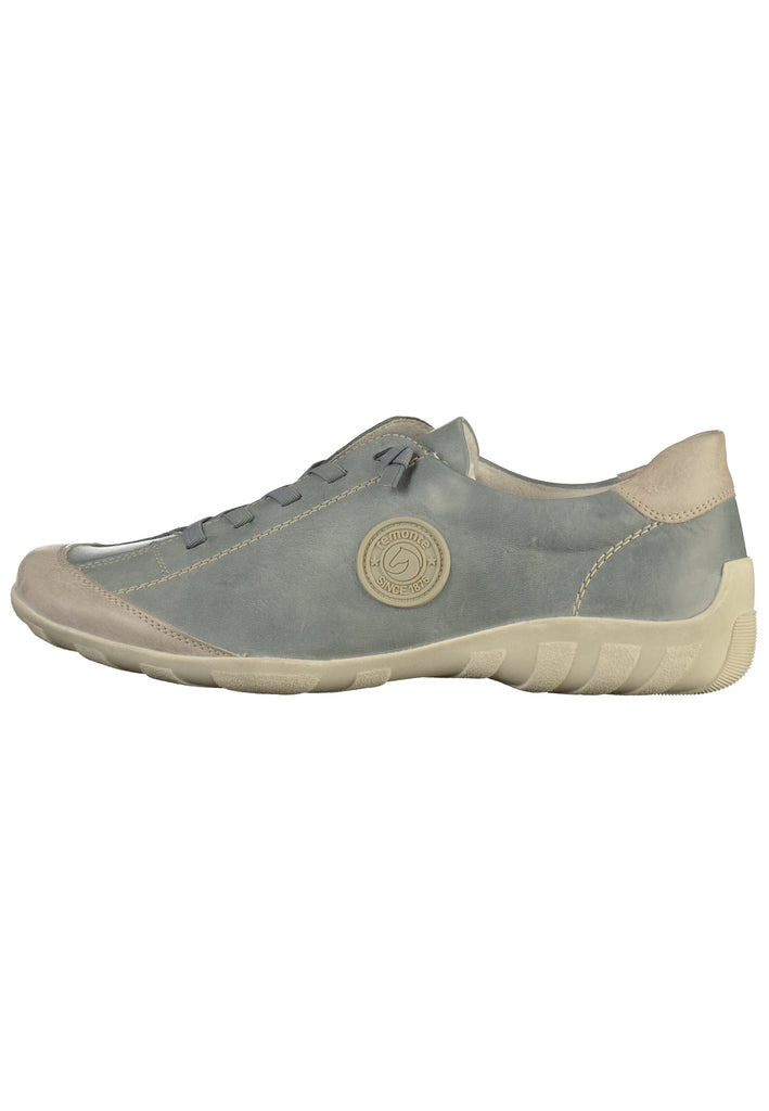 Remonte Halbschuhe Glattleder Hellblau - surf4shoes