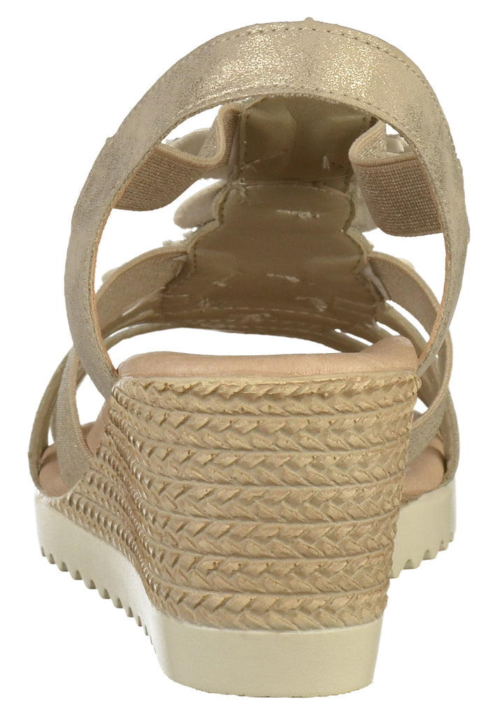 Remonte Sandalen Lederimitat Beige - surf4shoes