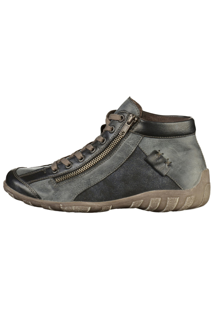 Remonte Stiefelette Lederimitat Blau - surf4shoes