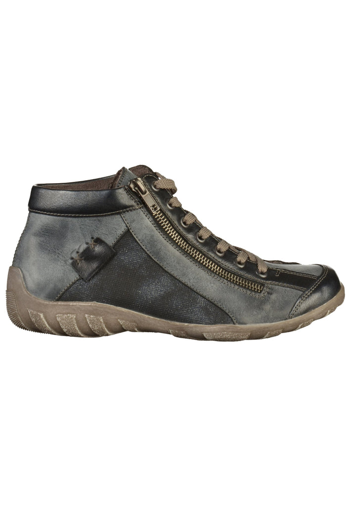 Remonte Stiefelette Lederimitat Blau - surf4shoes