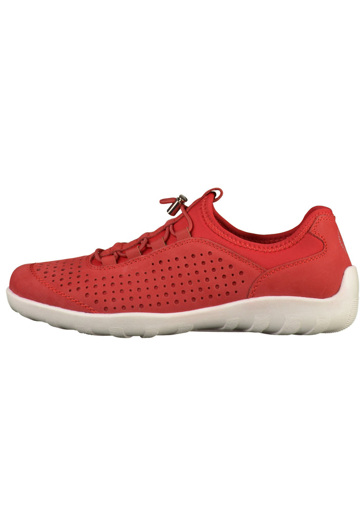 Remonte Halbschuhe Leder/Textil Rot - surf4shoes