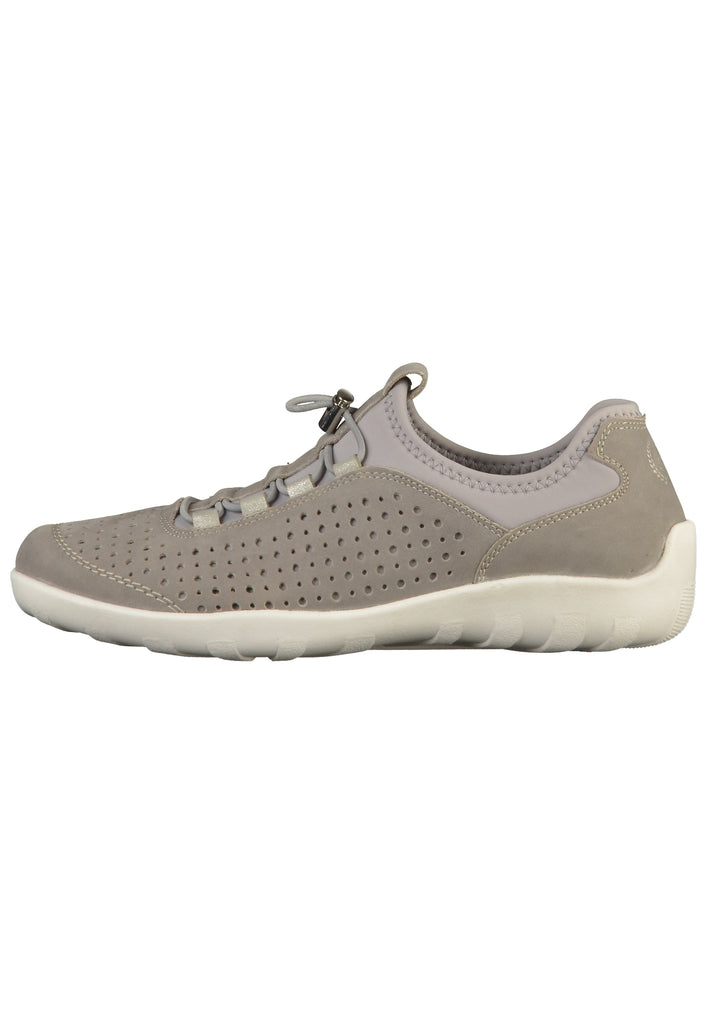 Remonte Halbschuhe Leder/Textil Grau - surf4shoes