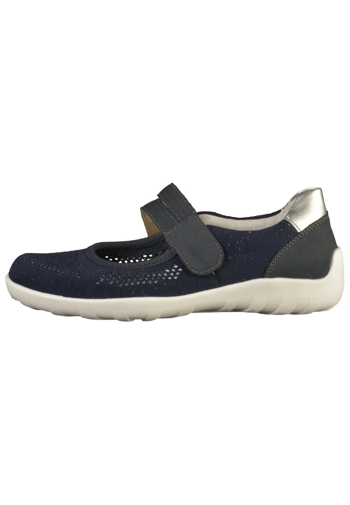 Remonte Ballerinas Leder Dunkelblau - surf4shoes