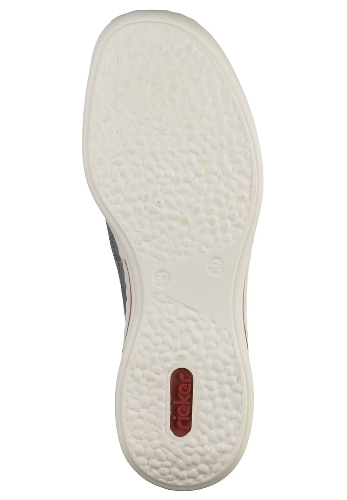 Rieker Sneaker Lederimitat Blau - surf4shoes