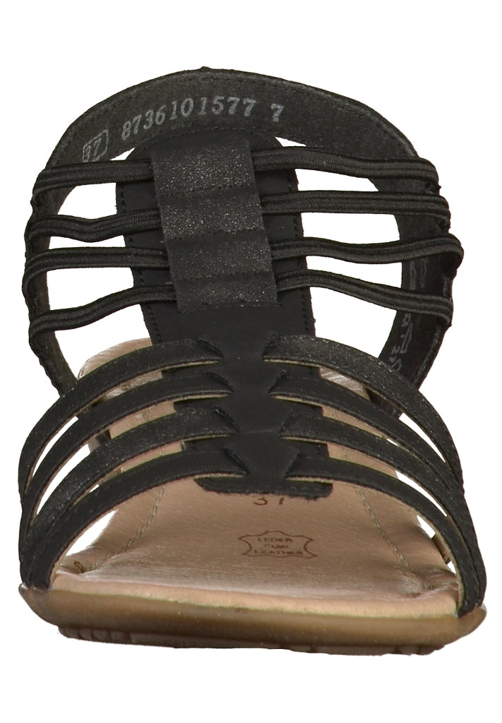 Remonte Sandalen Leder Schwarz - surf4shoes