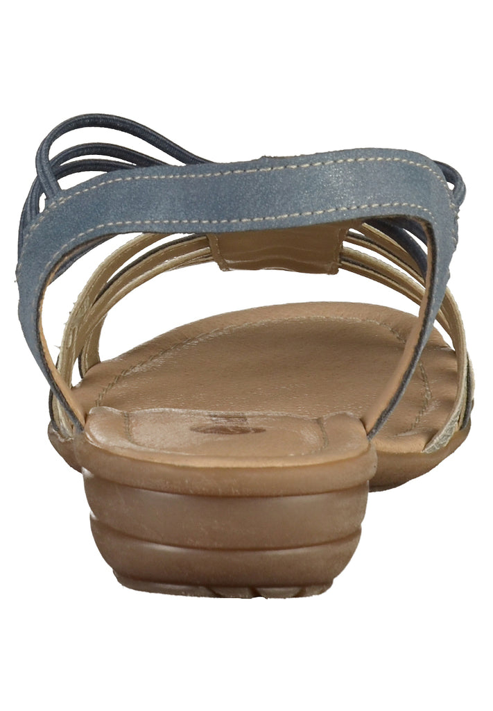 Remonte Sandalen Leder Blau - surf4shoes