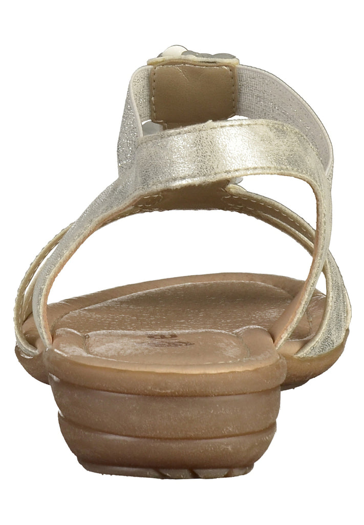 Remonte Sandalen Leder/Textil Silber - surf4shoes