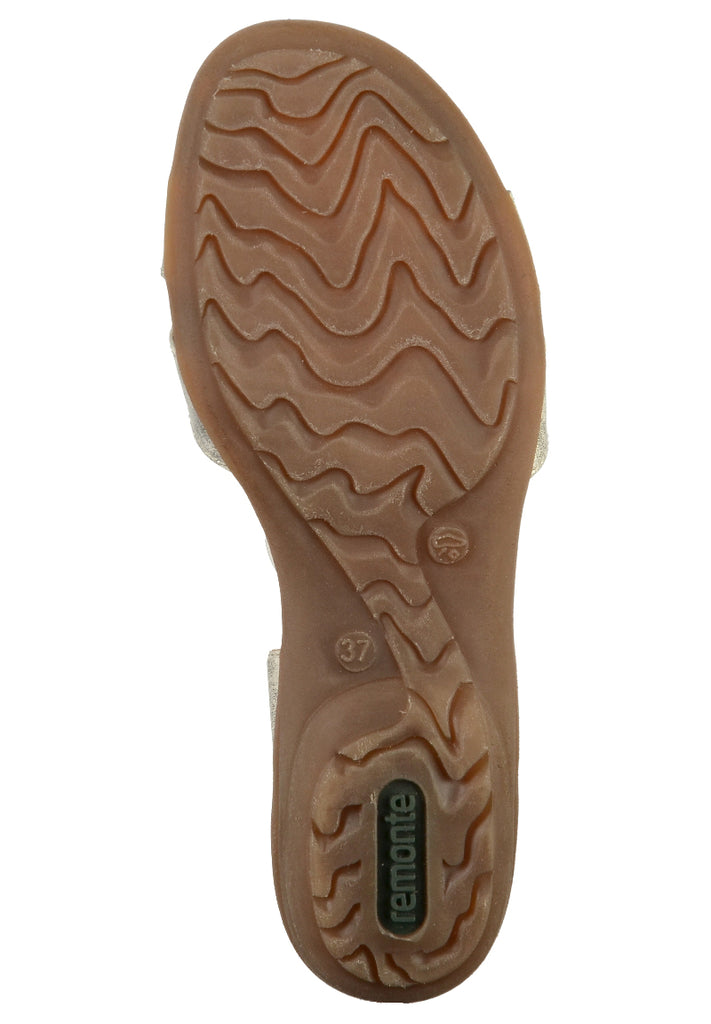 Remonte Sandalen Leder/Textil Silber - surf4shoes