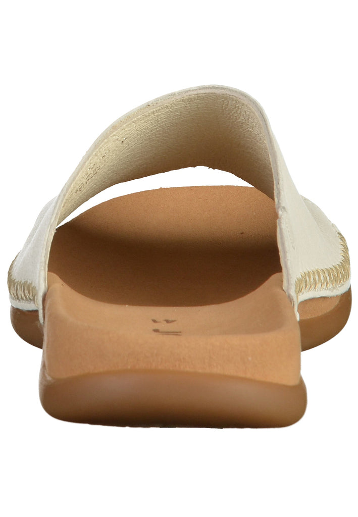 Gabor Pantoletten Nappaleder Weiß - surf4shoes