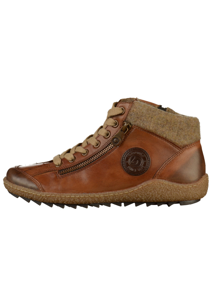 Remonte Sneaker Lederimitat Braun - surf4shoes