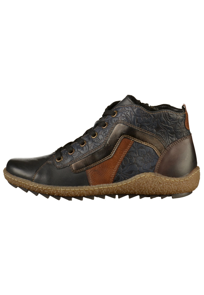Remonte Halbschuhe Lederimitat Blau - surf4shoes