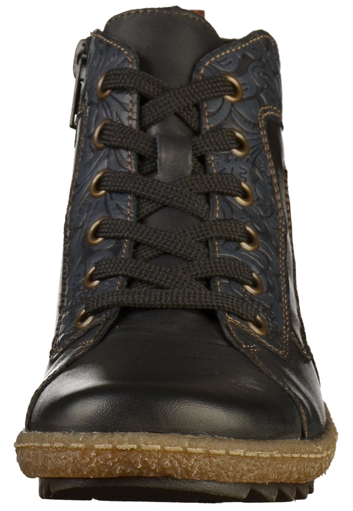 Remonte Halbschuhe Lederimitat Blau - surf4shoes