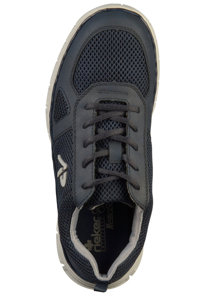 Rieker Sneaker Lederimitat Blau - surf4shoes