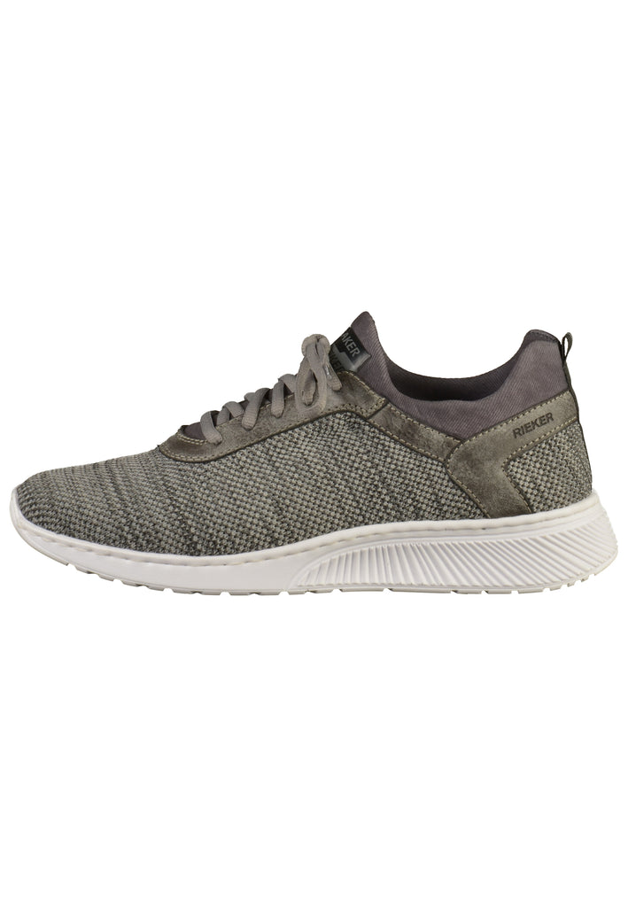 Rieker Sneaker Lederimitat/Textil Grau - surf4shoes