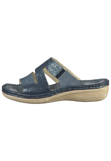 Rohde Pantoletten Leder Jeans - surf4shoes