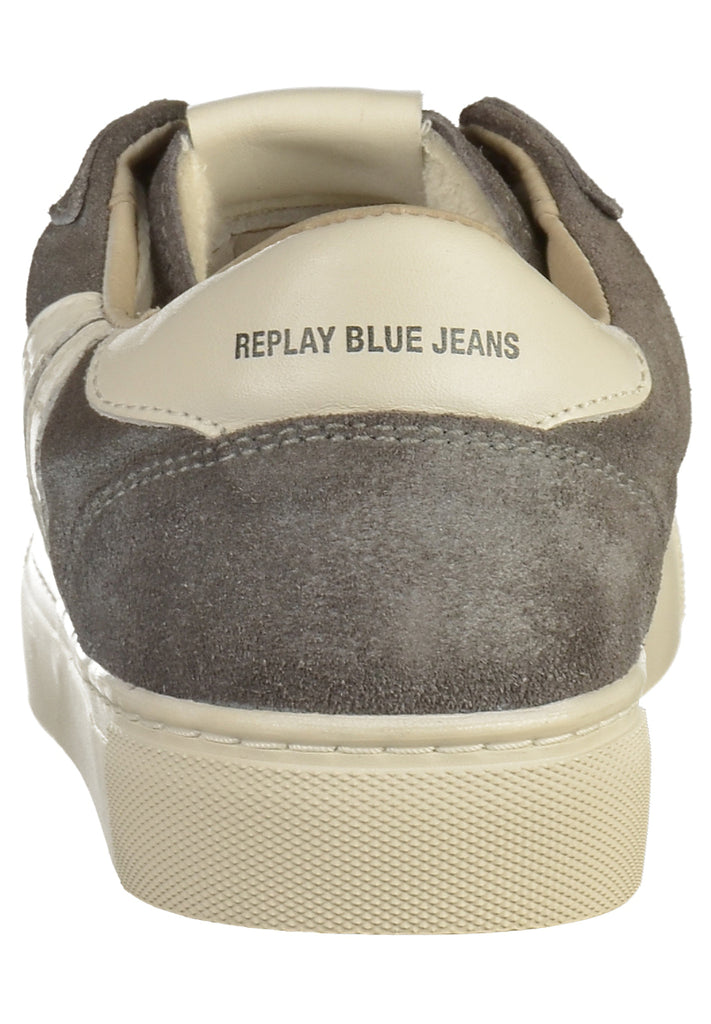 Replay Sneaker Leder Grau - surf4shoes