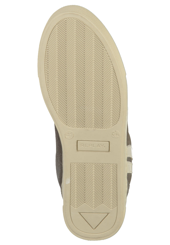Replay Sneaker Leder Grau - surf4shoes
