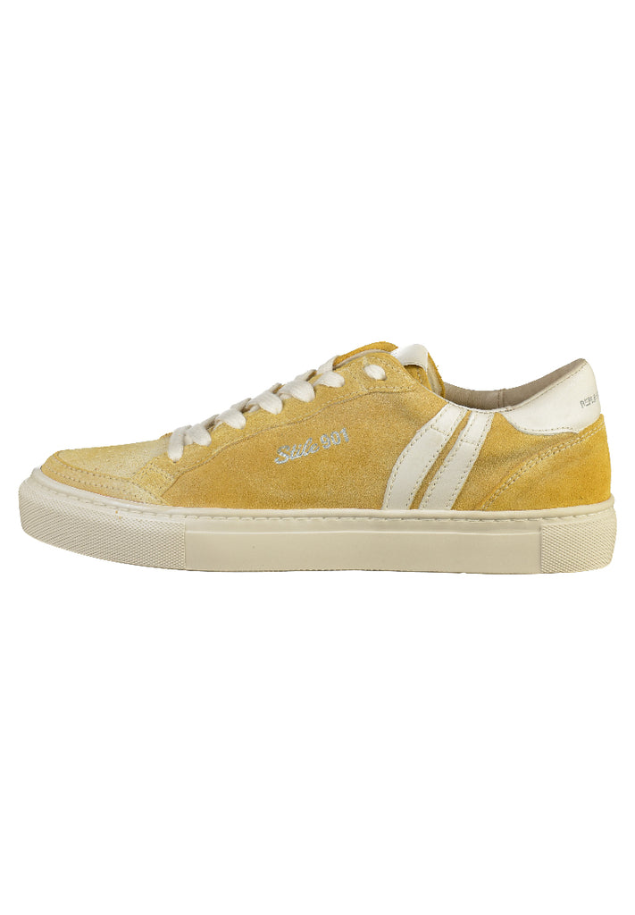 Replay Sneaker Leder Gelb - surf4shoes