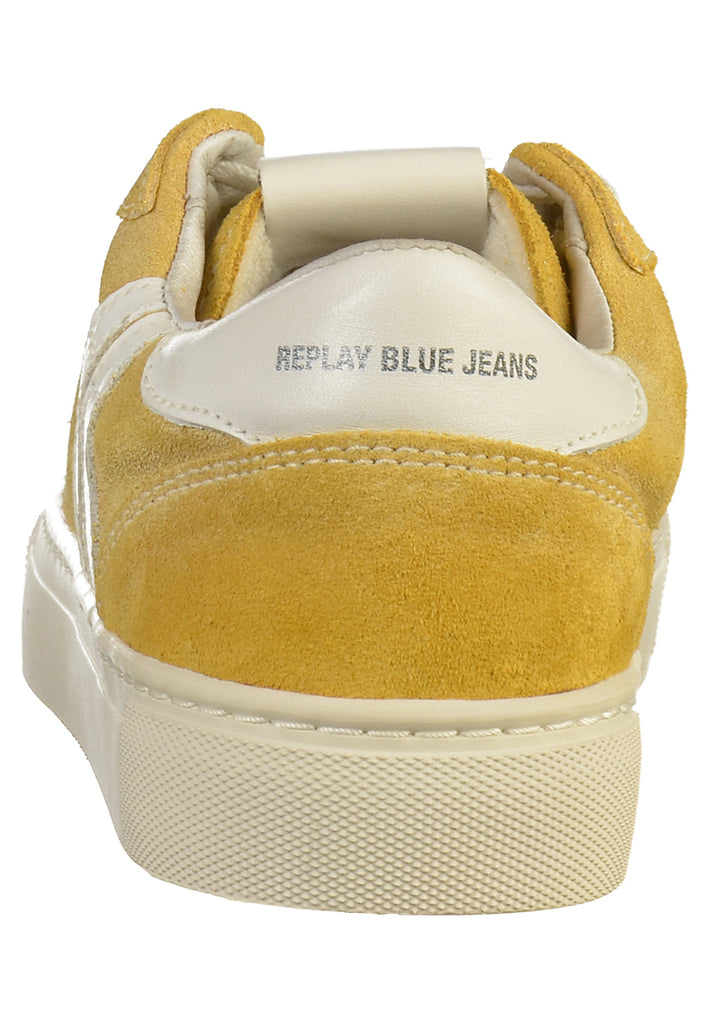 Replay Sneaker Leder Gelb - surf4shoes