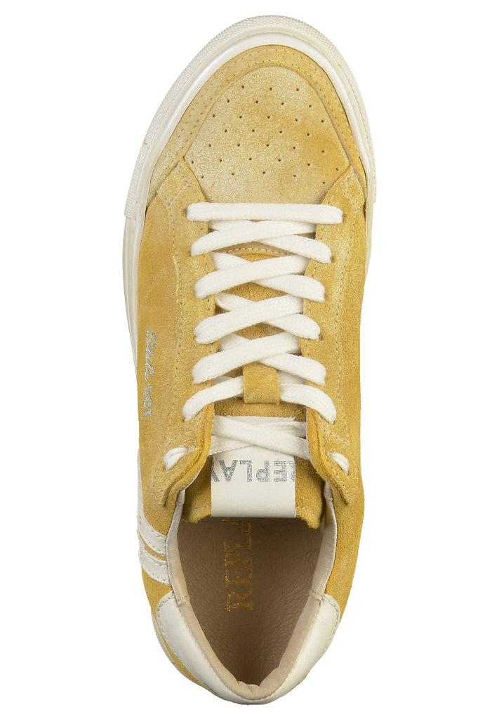 Replay Sneaker Leder Gelb - surf4shoes