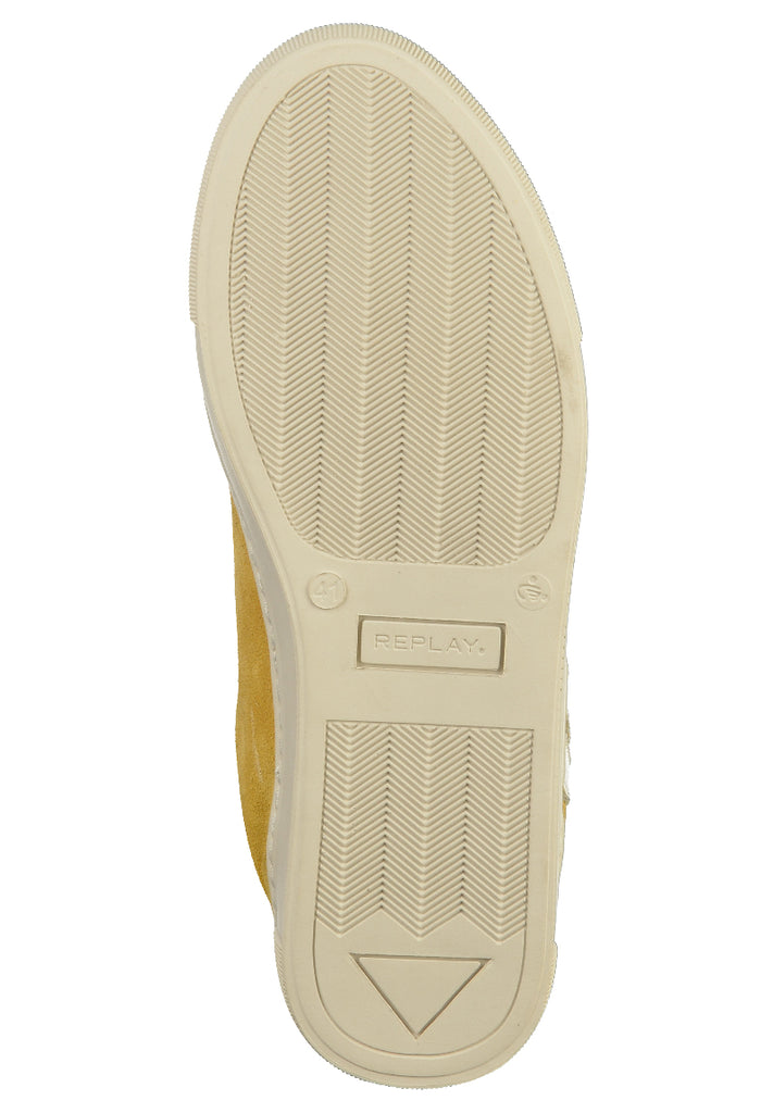 Replay Sneaker Leder Gelb - surf4shoes