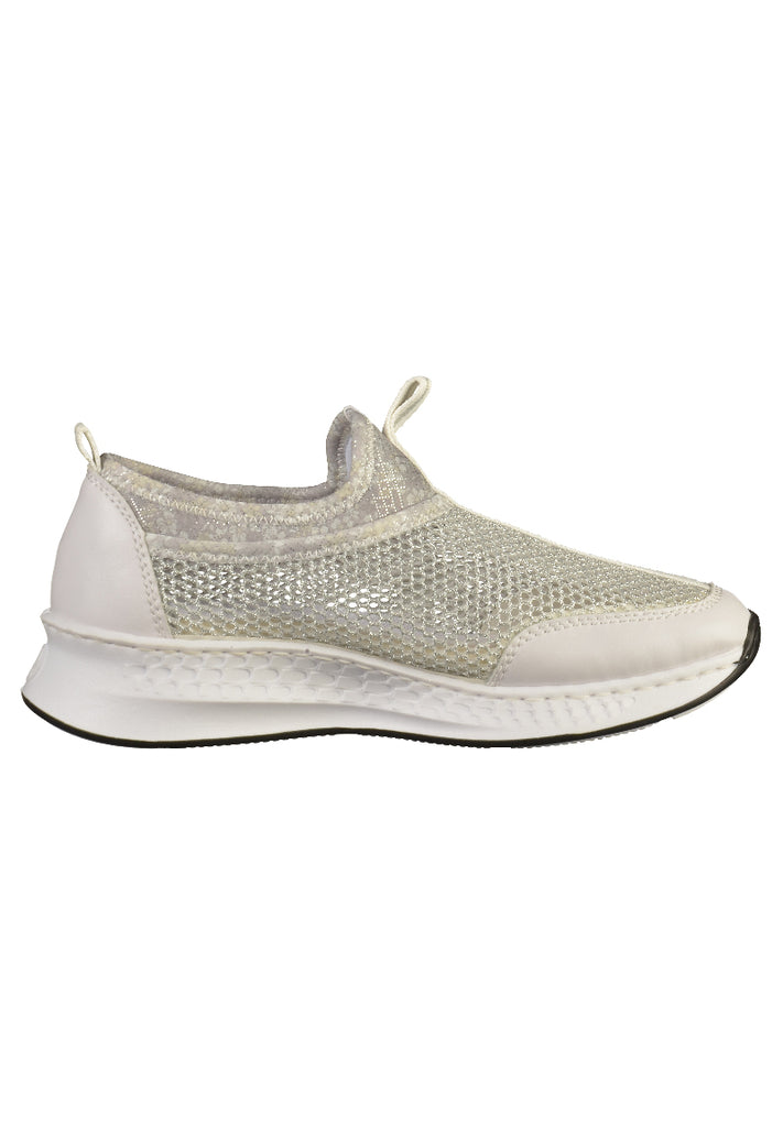 Rieker Sneaker Textil Weiß - surf4shoes