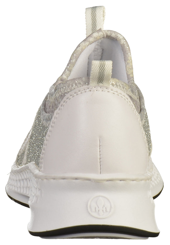 Rieker Sneaker Textil Weiß - surf4shoes