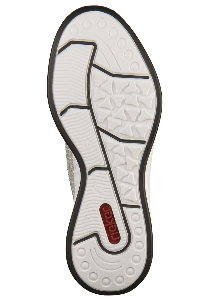 Rieker Sneaker Textil Weiß - surf4shoes