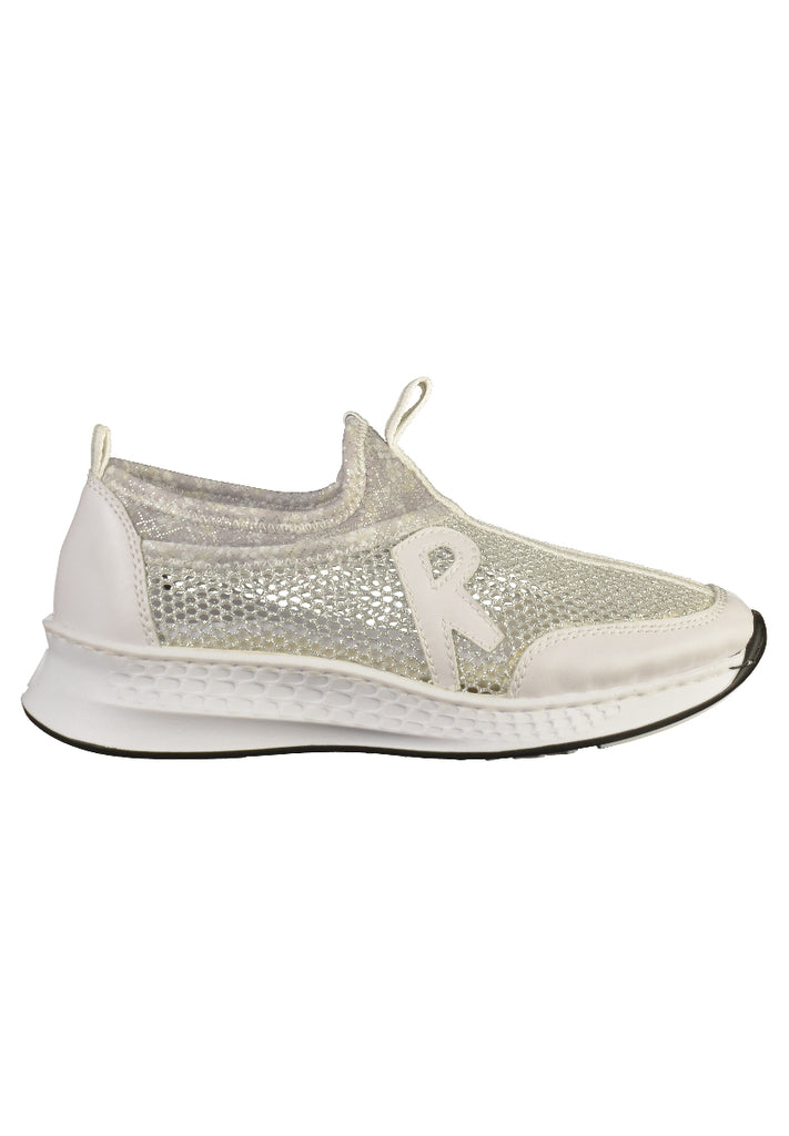 Rieker Sneaker Textil Weiß - surf4shoes