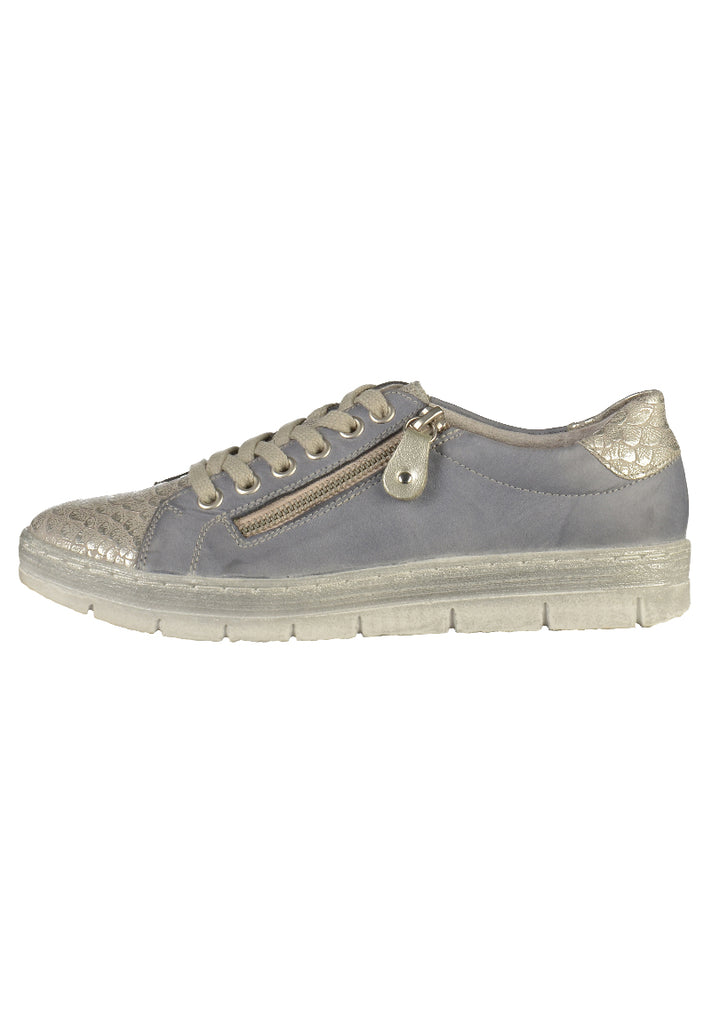Remonte Halbschuhe Leder Blau - surf4shoes