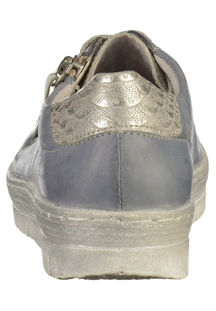 Remonte Halbschuhe Leder Blau - surf4shoes