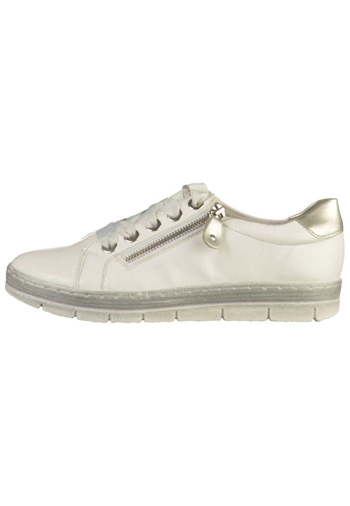 Remonte Sneaker Lederimitat Weiß - surf4shoes