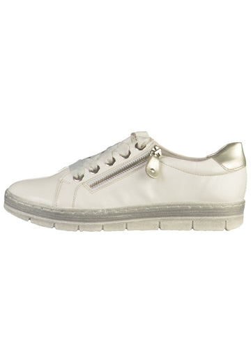 Remonte Sneaker Lederimitat Weiß - surf4shoes