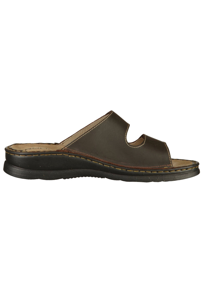 Rohde Pantoletten Nubukleder Espresso - surf4shoes