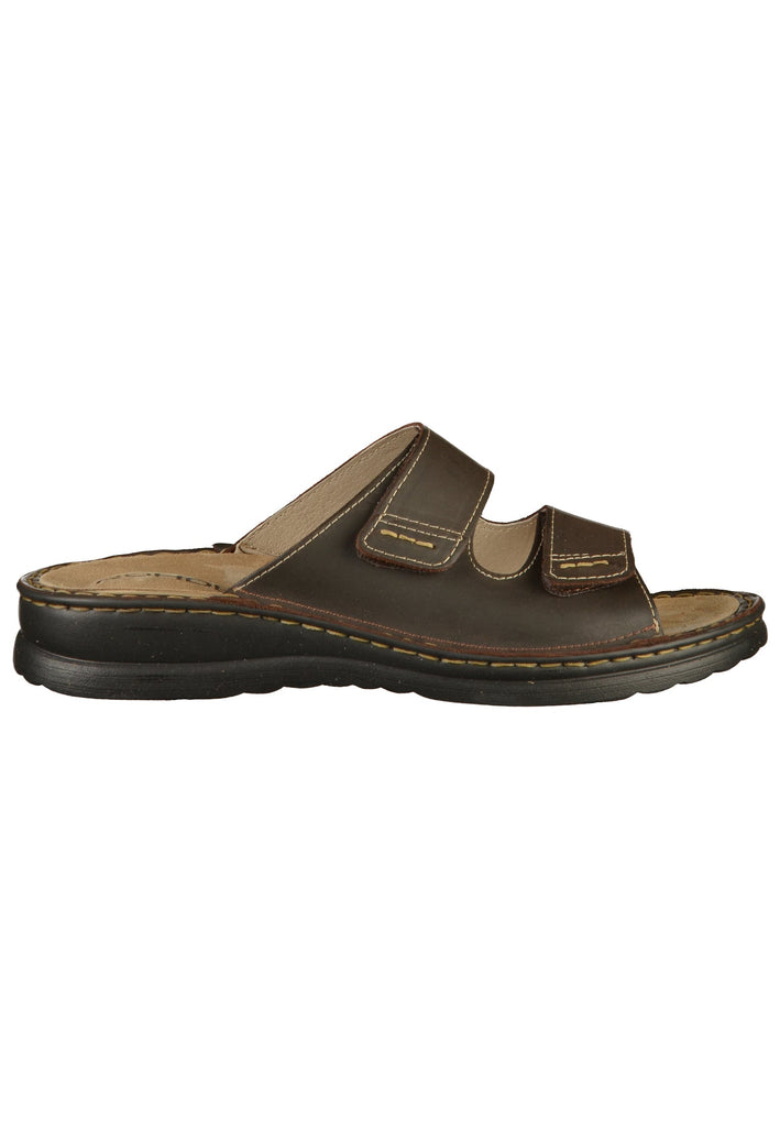 Rohde Pantoletten Nubukleder Espresso - surf4shoes