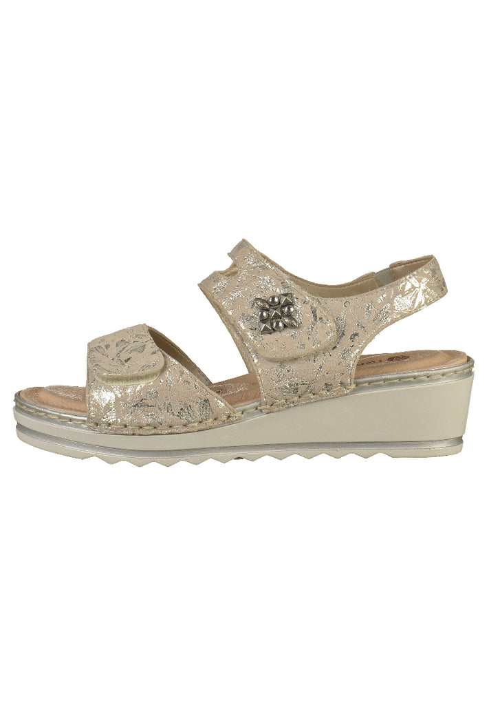 Remonte Sandalen Leder Grau - surf4shoes