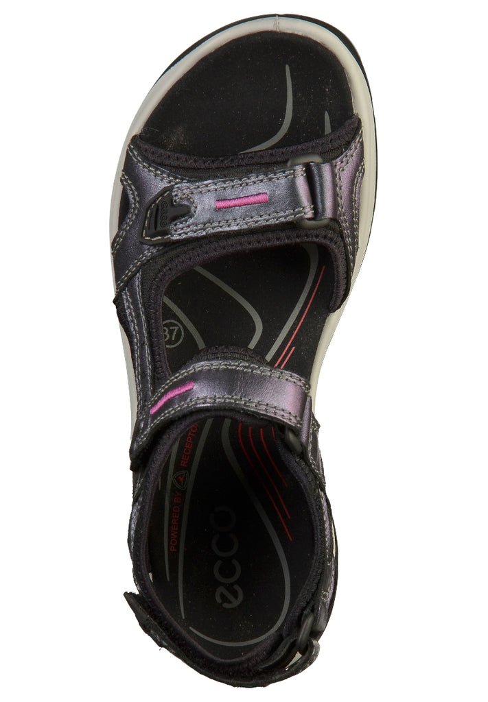 ecco Sandalen Leder/Textil Lila - surf4shoes