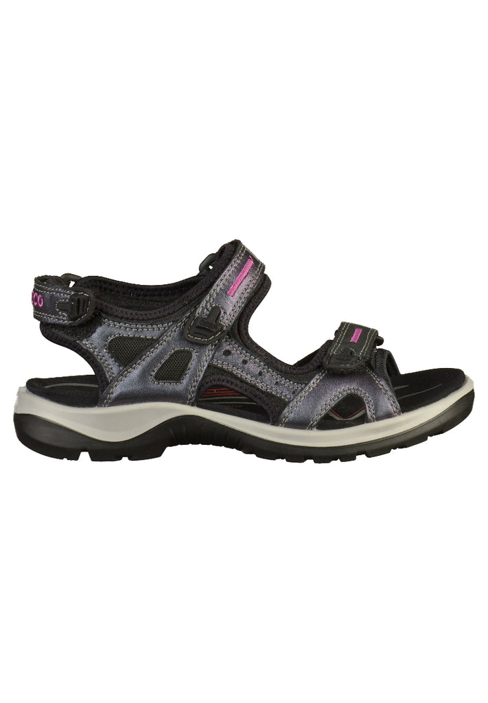 ecco Sandalen Leder/Textil Lila - surf4shoes