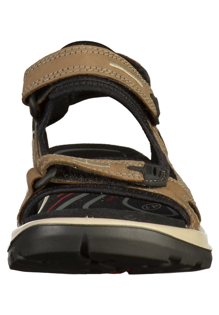 ecco Sandalen Leder/Textil Braun - surf4shoes