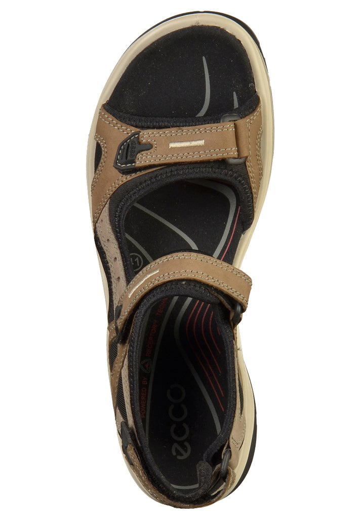 ecco Sandalen Leder/Textil Braun - surf4shoes