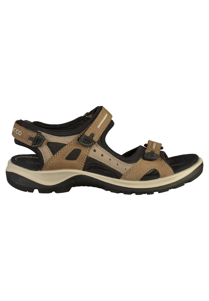 ecco Sandalen Leder/Textil Braun - surf4shoes