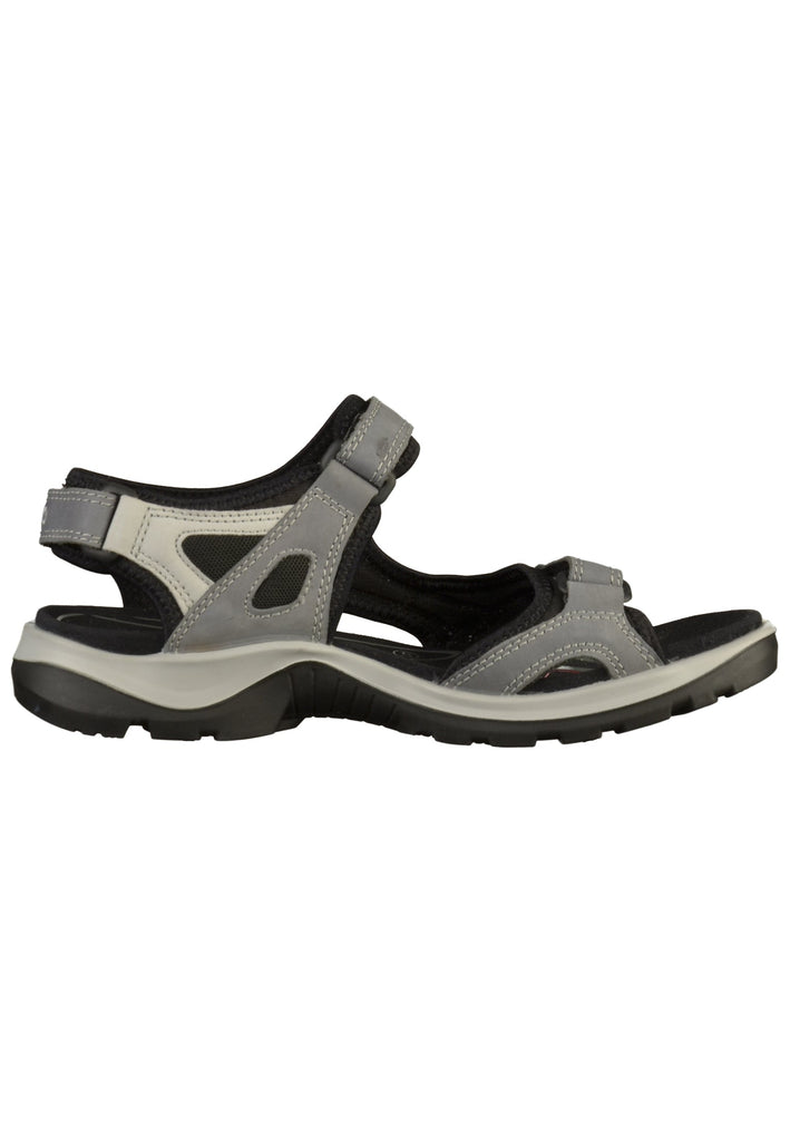 ecco Sandalen Leder/Textil Grau - surf4shoes