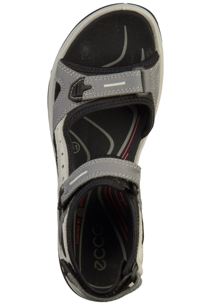 ecco Sandalen Leder/Textil Grau - surf4shoes