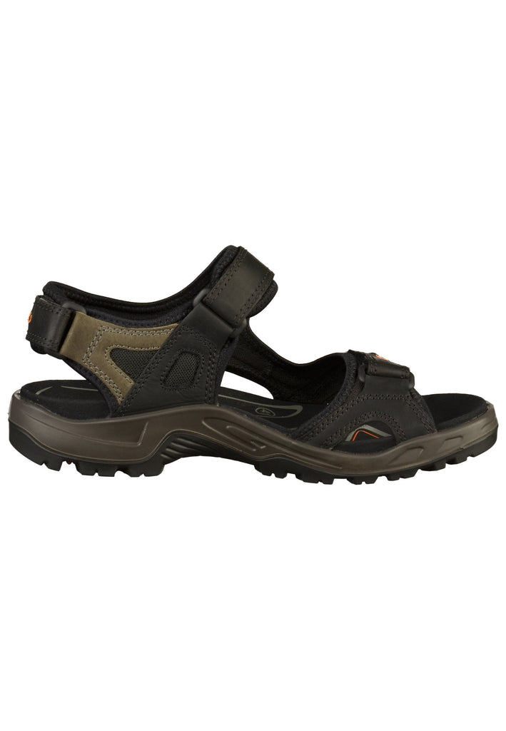 ecco Sandalen Leder/Textil Schwarz - surf4shoes