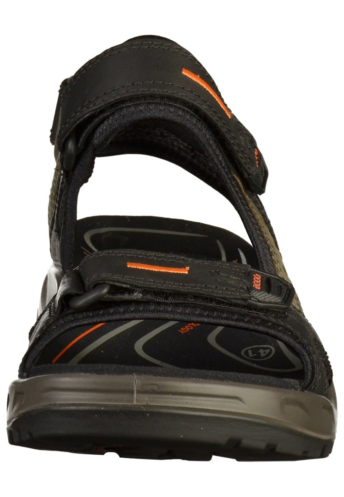 ecco Sandalen Leder/Textil Schwarz - surf4shoes